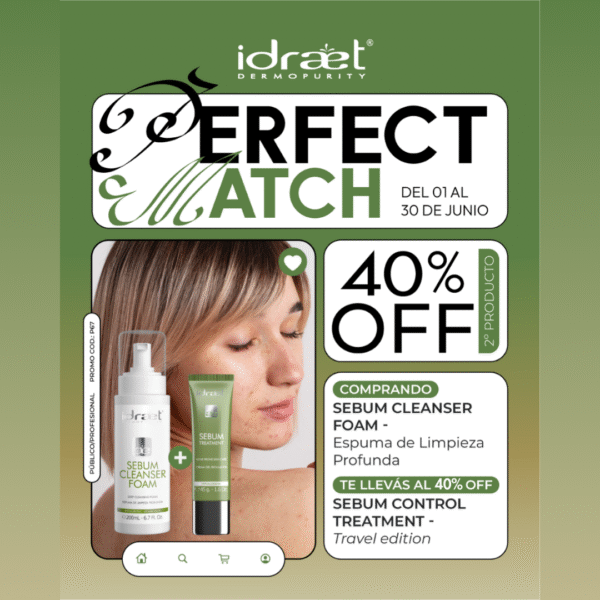 SEBUM CLEANSER FOAM + ACNO TREATMENT 40%OFF